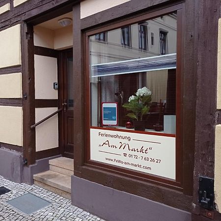 Ferienwohnung Am Markt Tangermünde Exterior foto